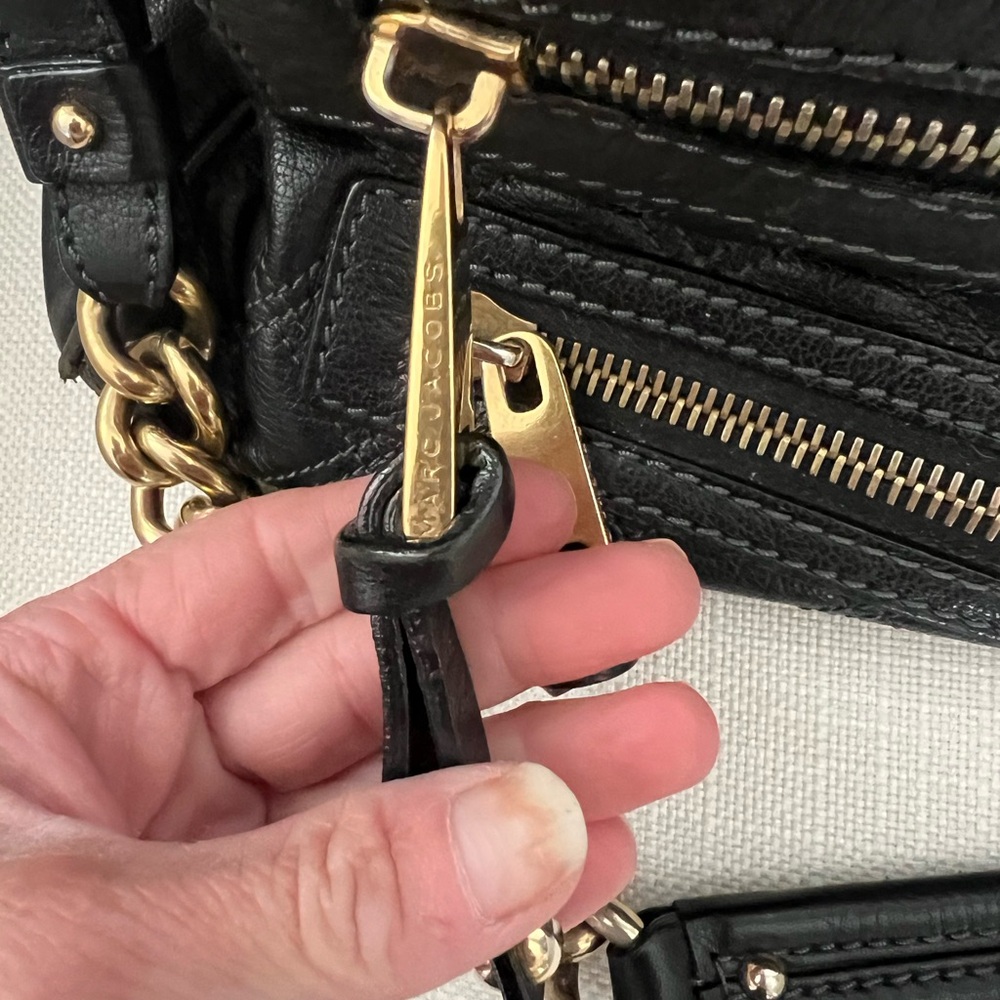 Marc Jacobs Quilted Tote Bag black gold hardware - Picture 6 of 16